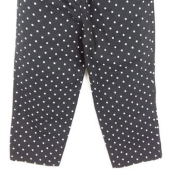 Harris Wallace Capri Pants Black Polka Dot -HH - Picture 2 of 5